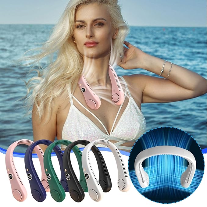 Neck Cooling Ventilator Summer Mini Bladeless Fan