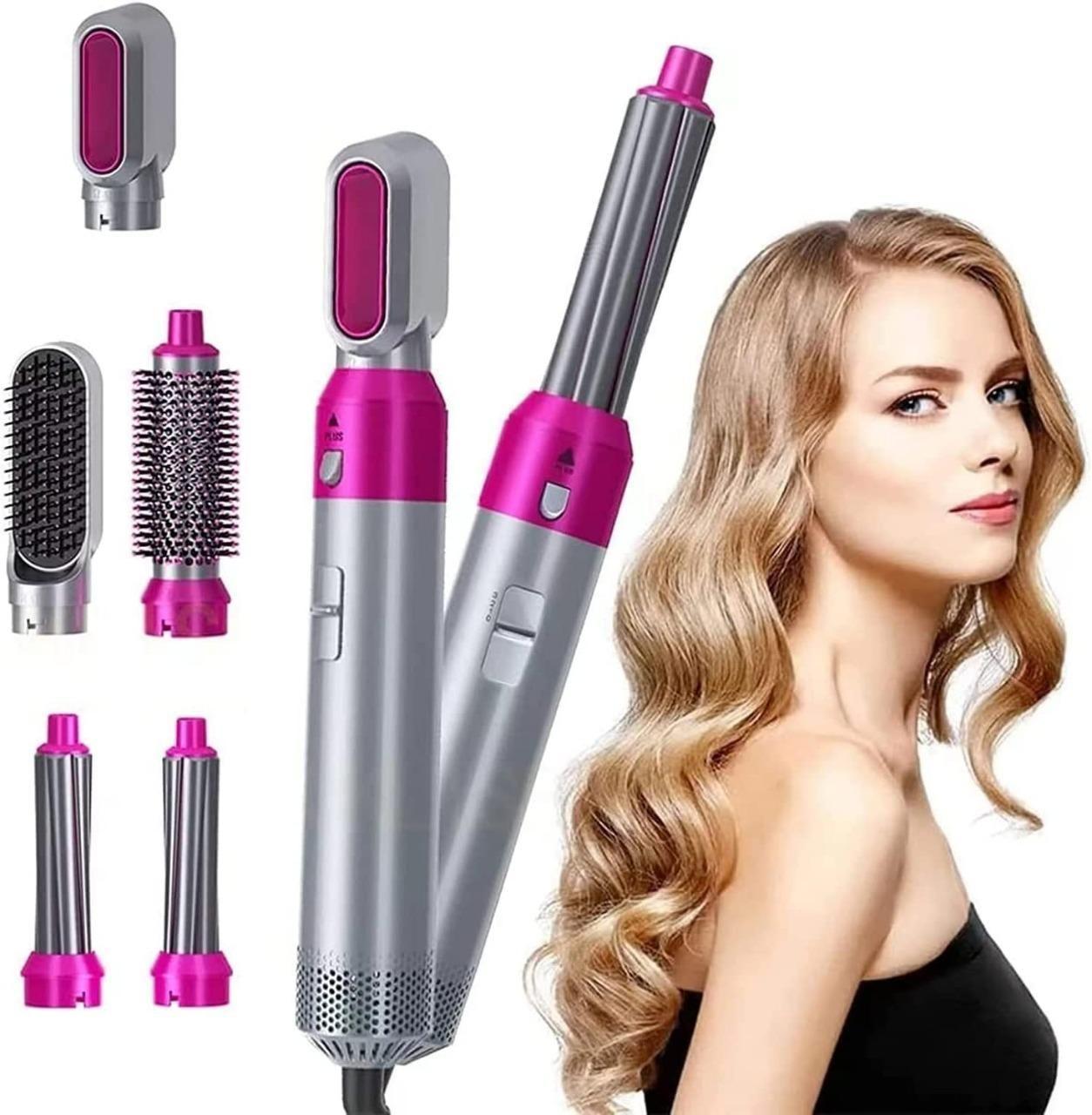5 in 1 Multifunctional Hair Dryer Styling Tool, Automatic Suction Hair Curler