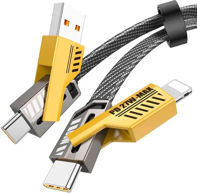 USB A 65W 4 In 1 Fast Data Transfor Cable